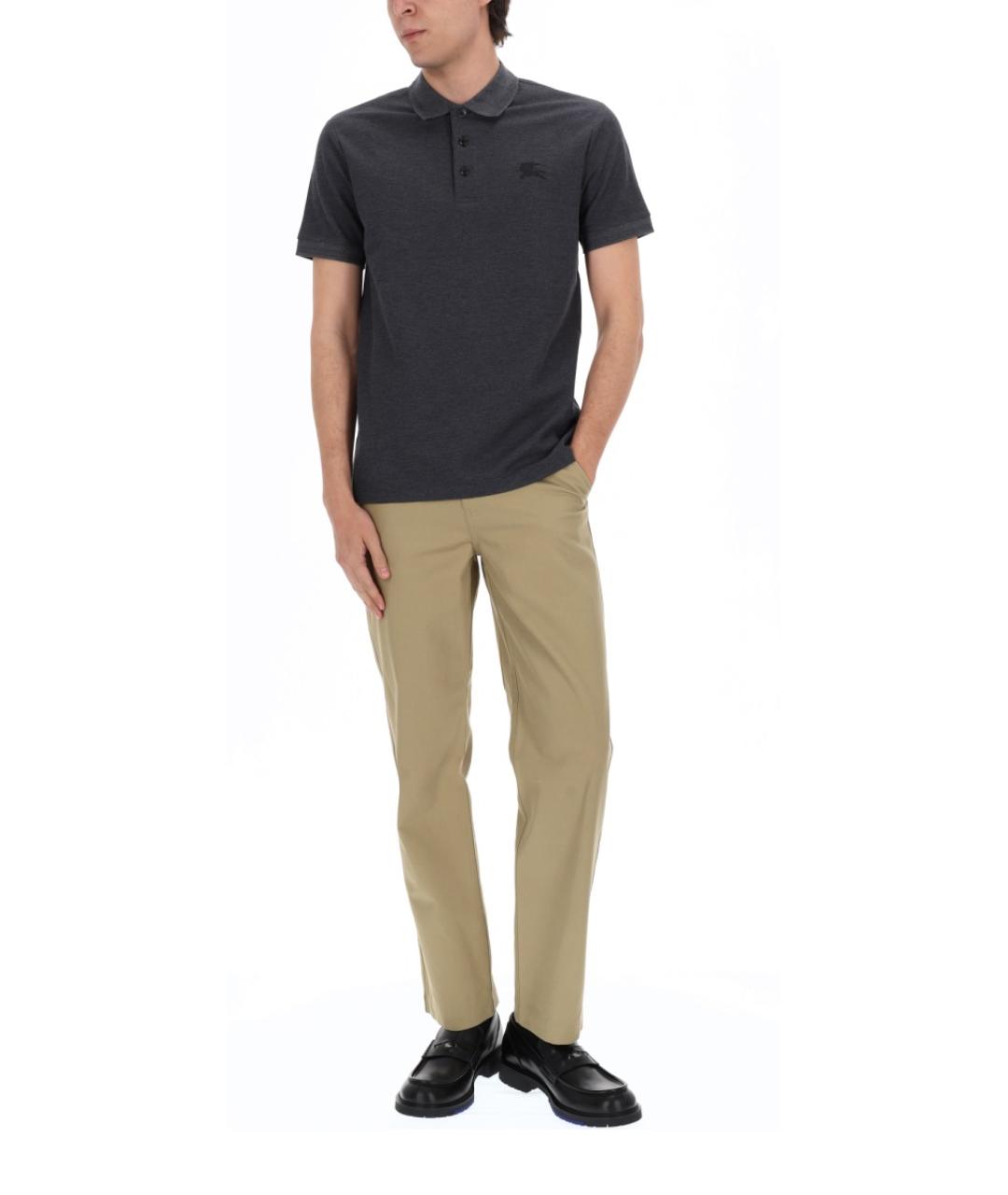 BURBERRY Бежевые повседневные брюки, фото 2