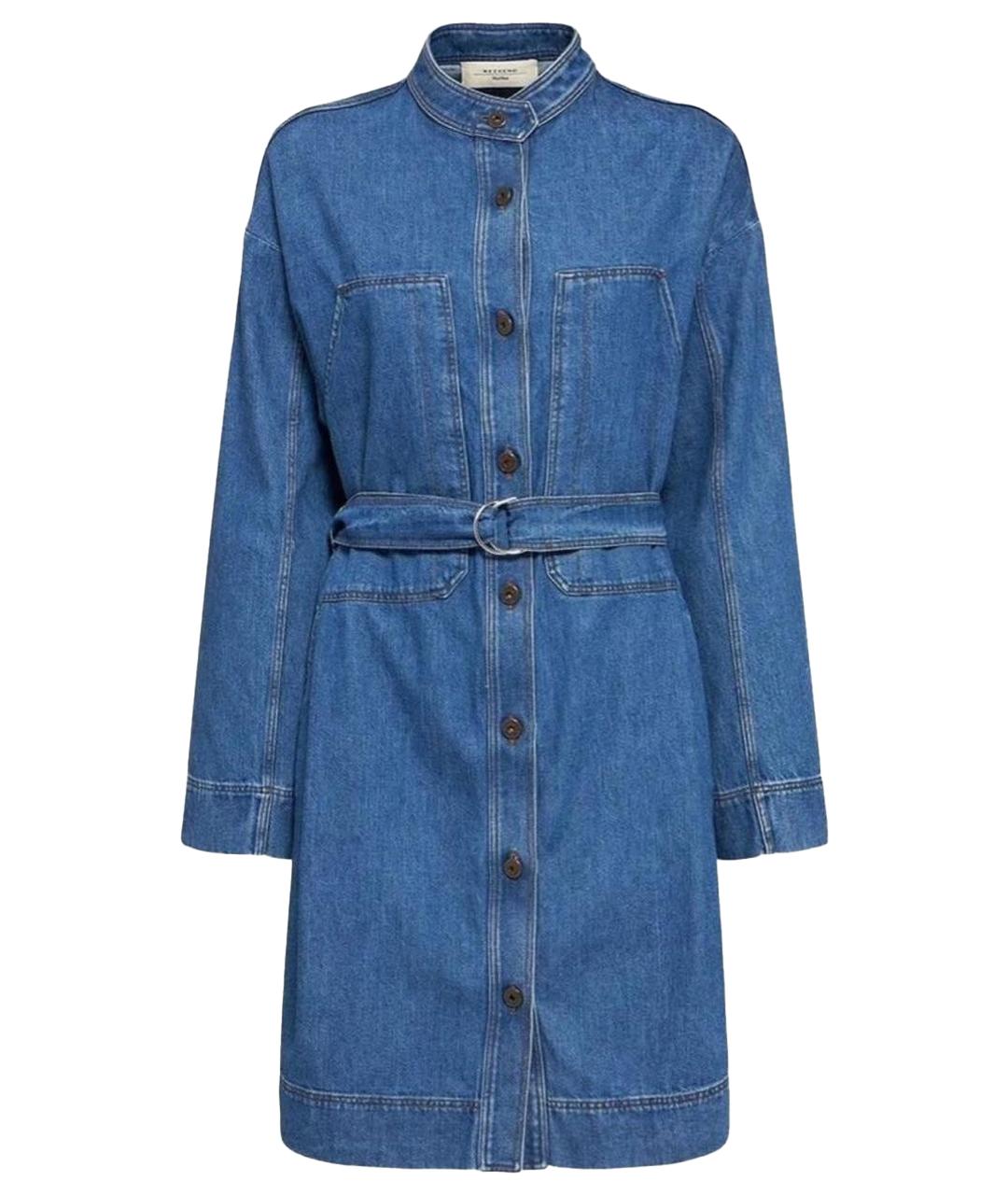 WEEKEND MAX MARA Синее повседневное платье, фото 1