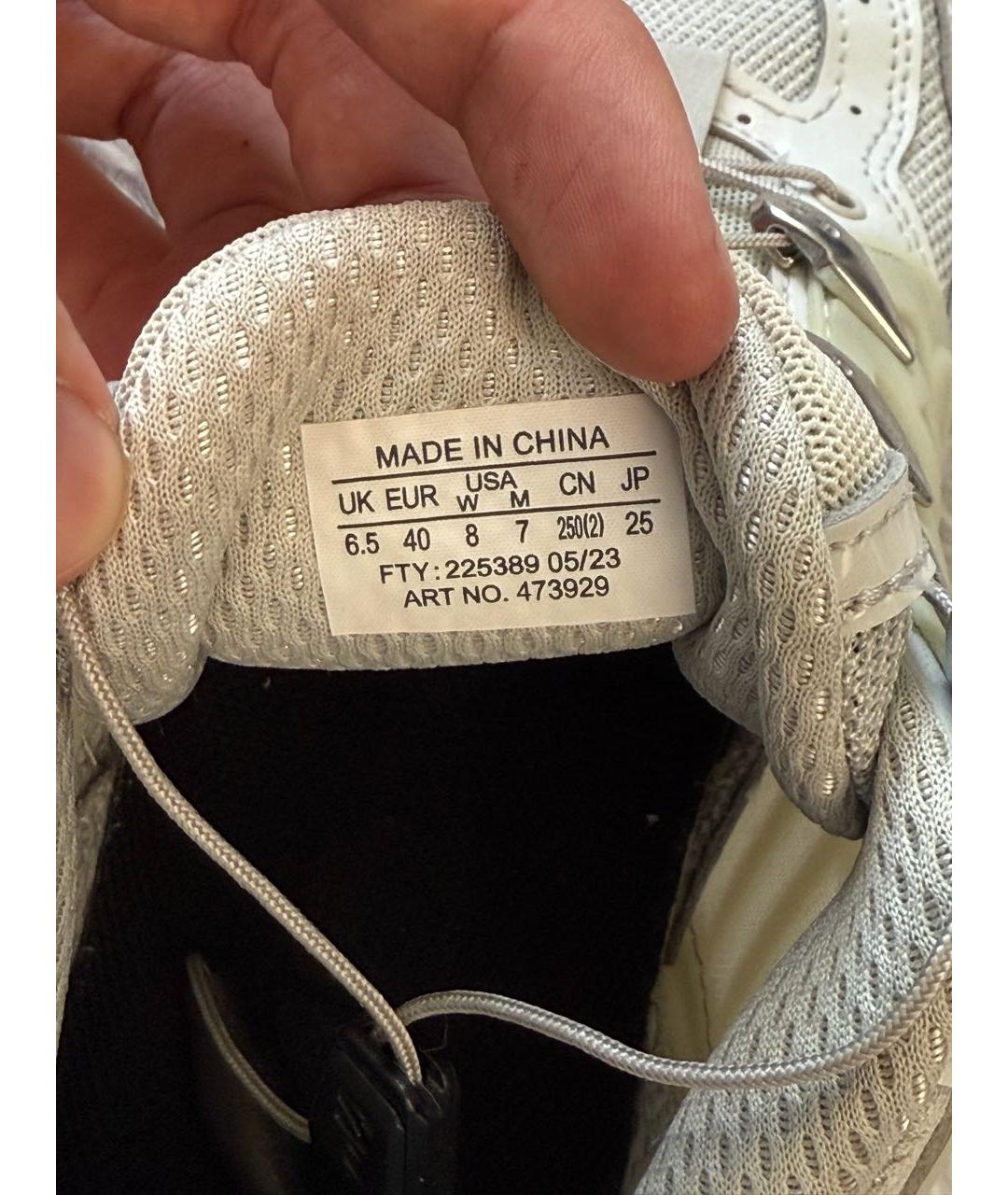 MAISON MARGIELA Бежевые низкие кроссовки / кеды, фото 5