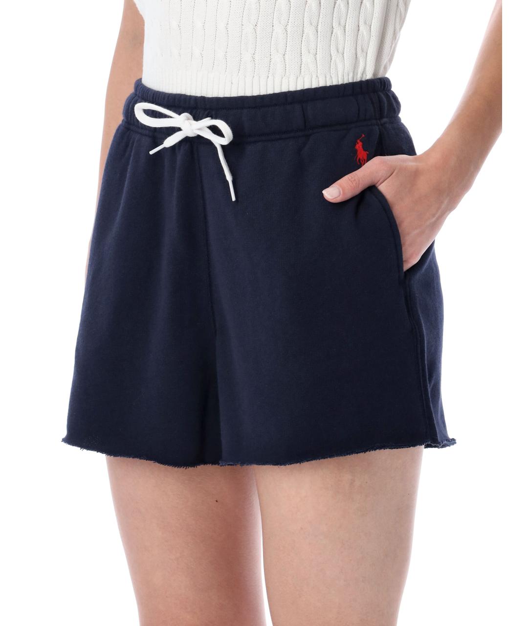 POLO RALPH LAUREN Темно-синие хлопковые шорты, фото 3