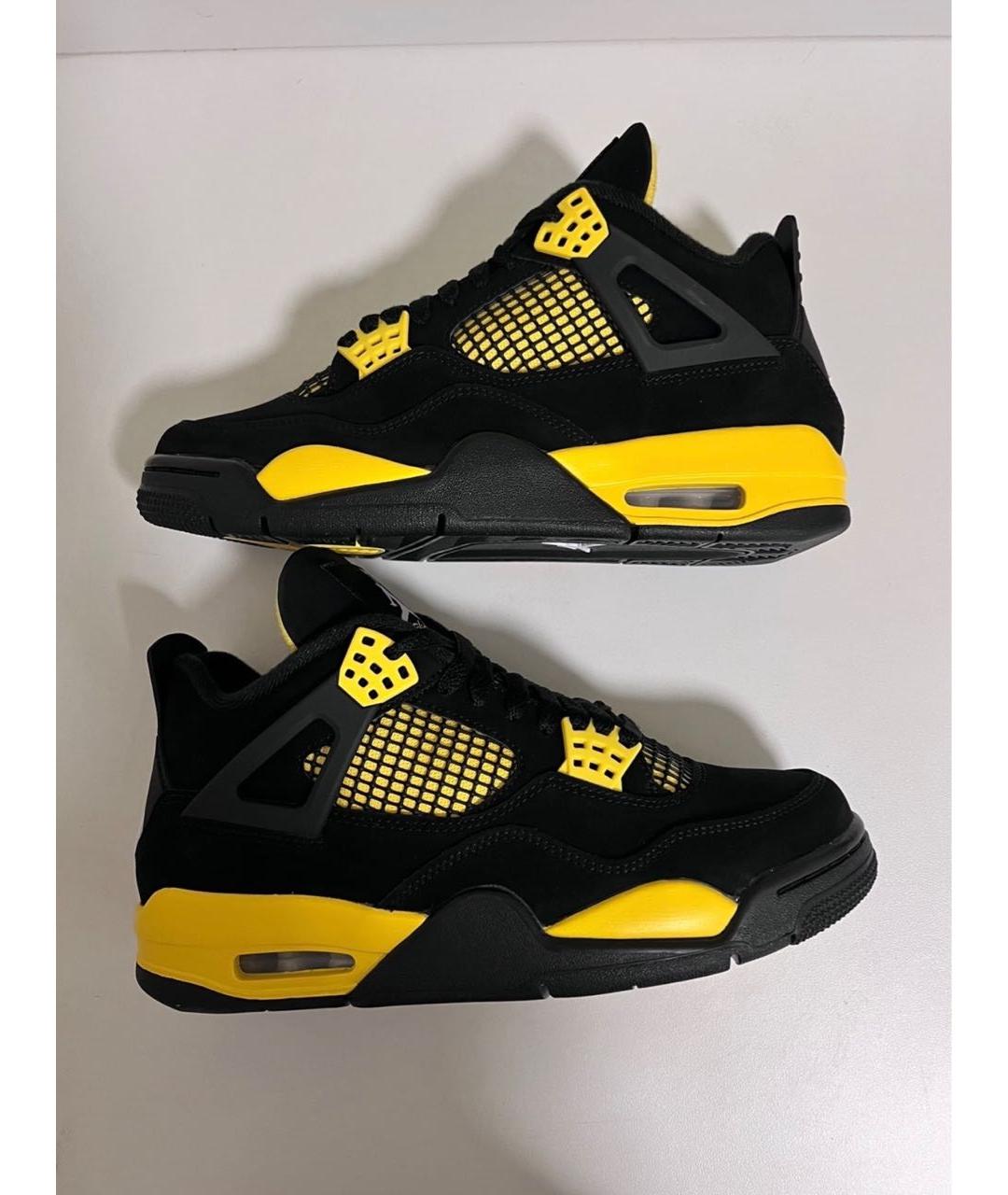 JORDAN Желтые текстильные кроссовки, фото 6