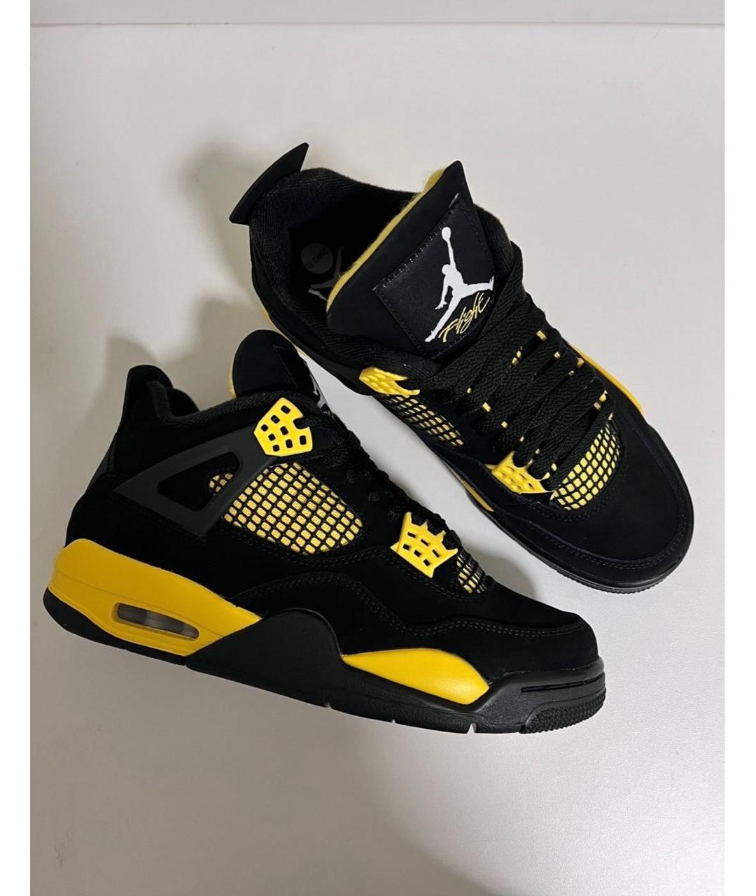 JORDAN Желтые текстильные кроссовки, фото 5