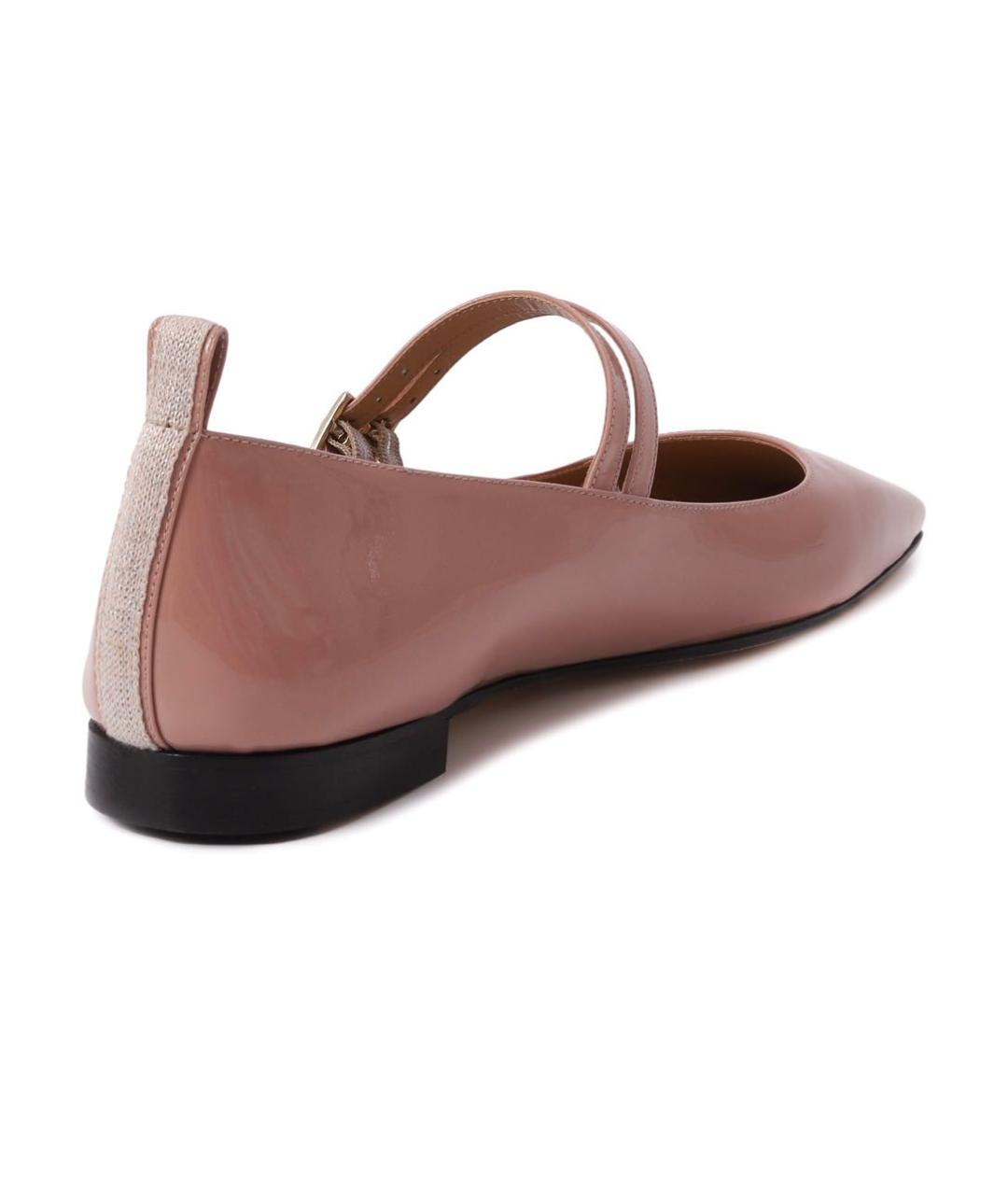 LORENA ANTONIAZZI Розовые туфли из лакированной кожи, фото 5