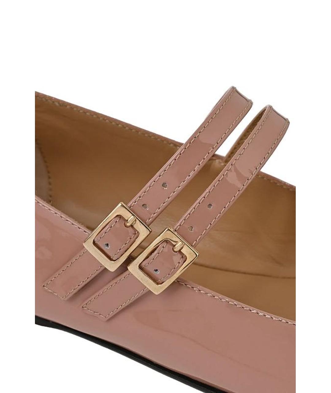 LORENA ANTONIAZZI Розовые туфли из лакированной кожи, фото 6