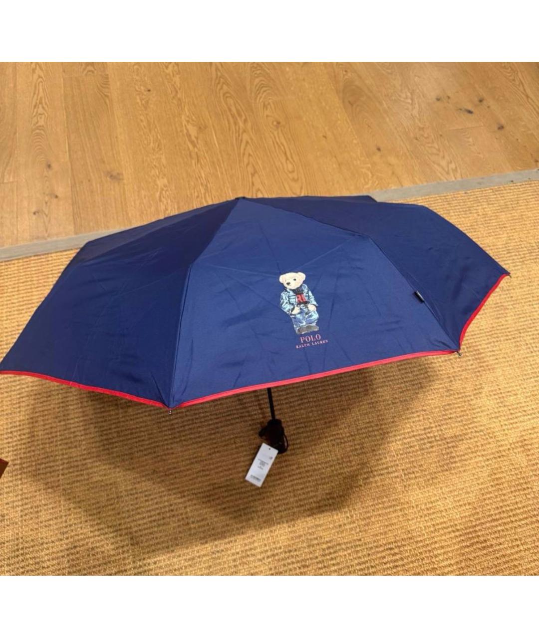 POLO RALPH LAUREN Темно-синий зонт, фото 4
