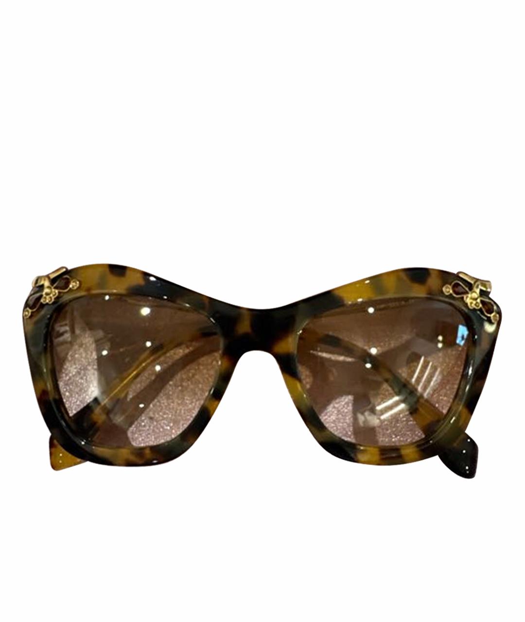 MIU MIU Пластиковые солнцезащитные очки, фото 1