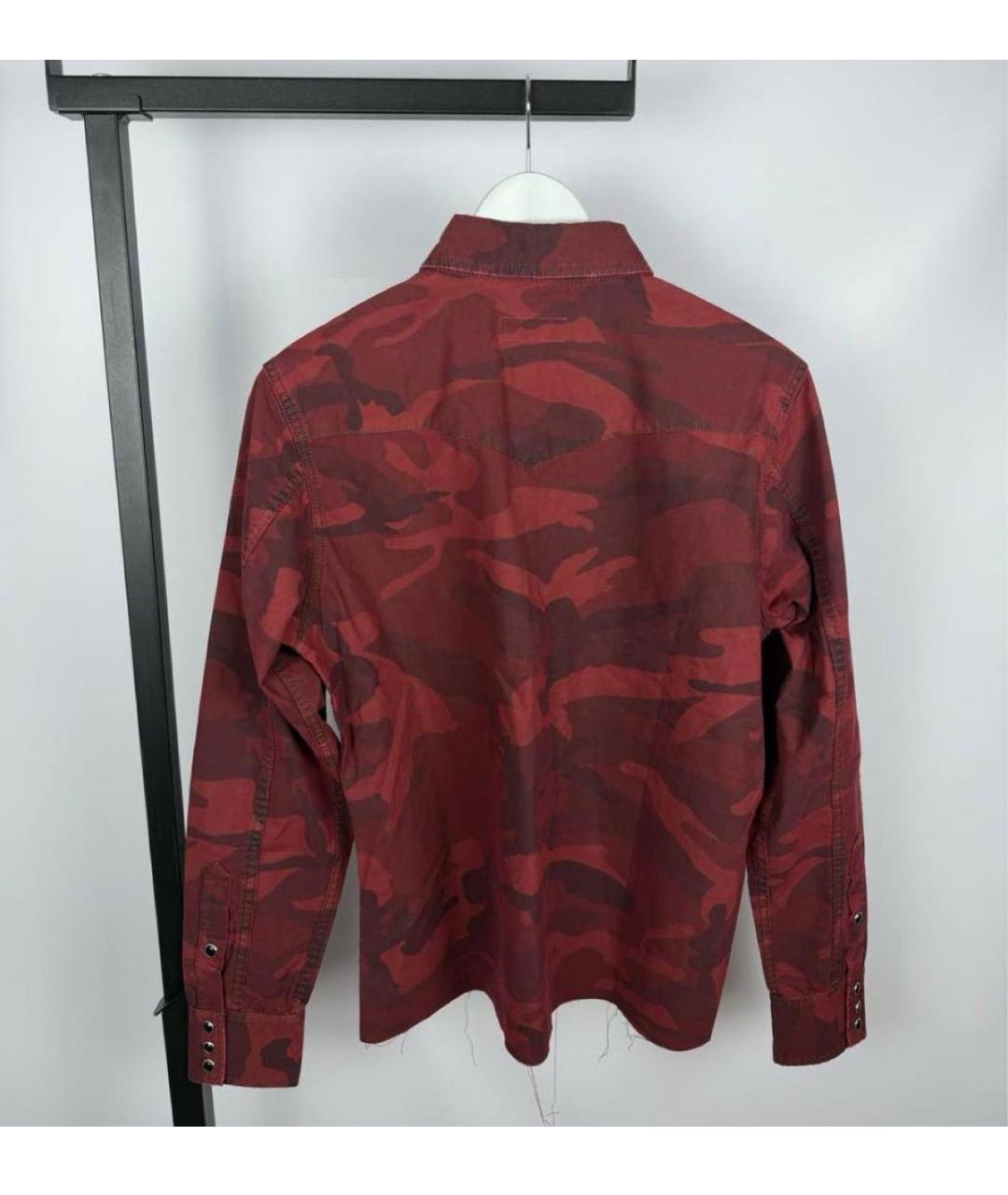 SAINT LAURENT Бордовая блузы, фото 4