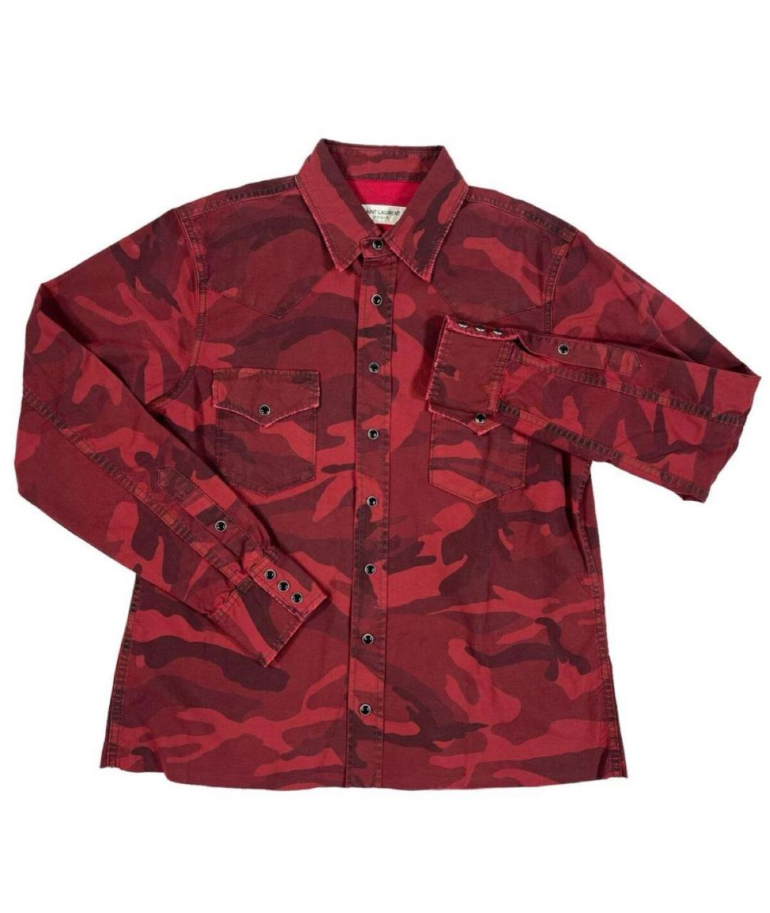 SAINT LAURENT Бордовая блузы, фото 1