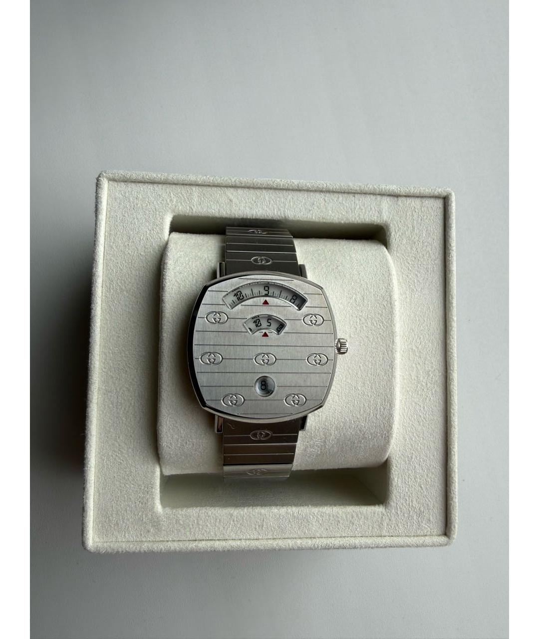 GUCCI Серебряные часы, фото 2