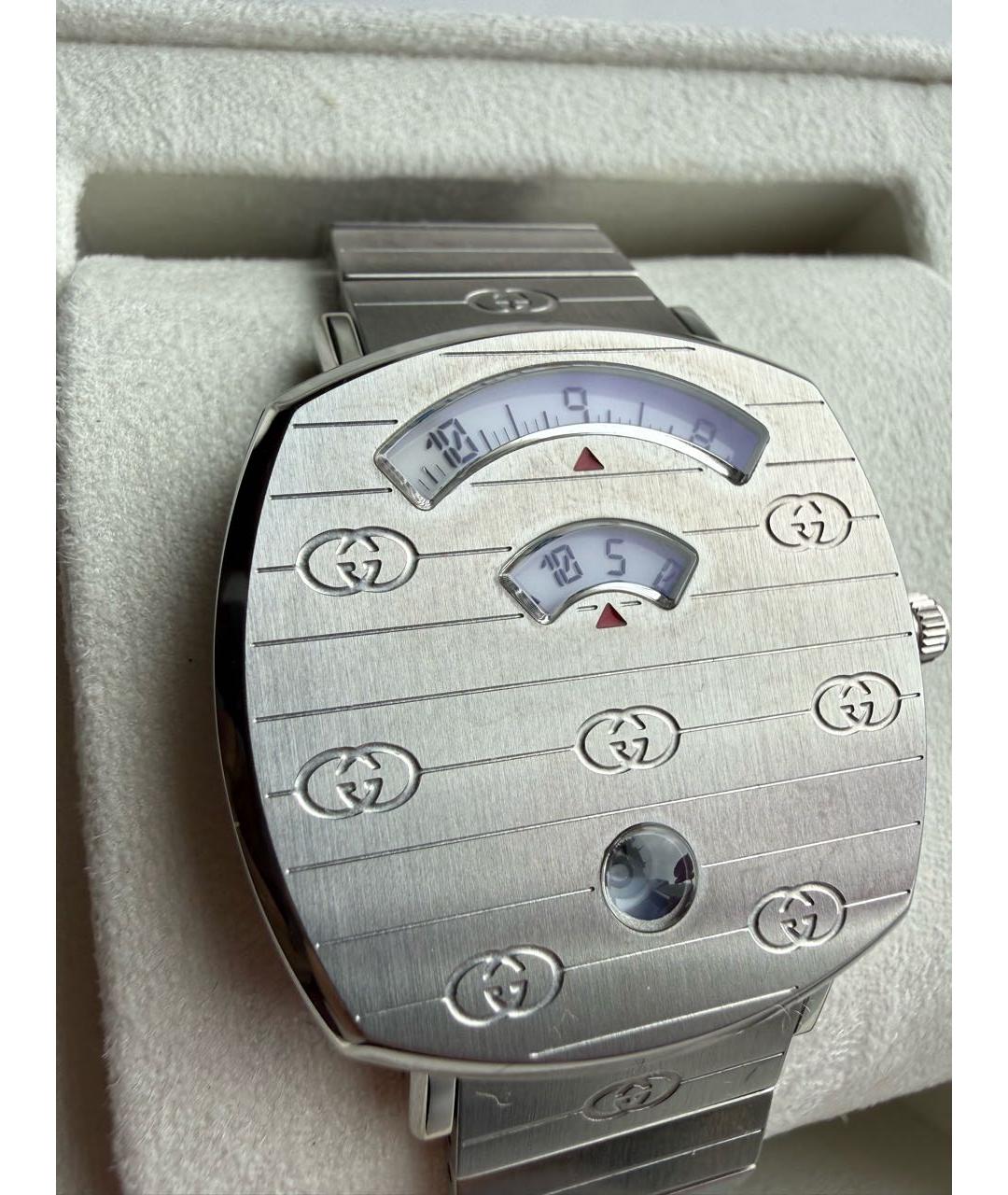 GUCCI Серебряные часы, фото 3