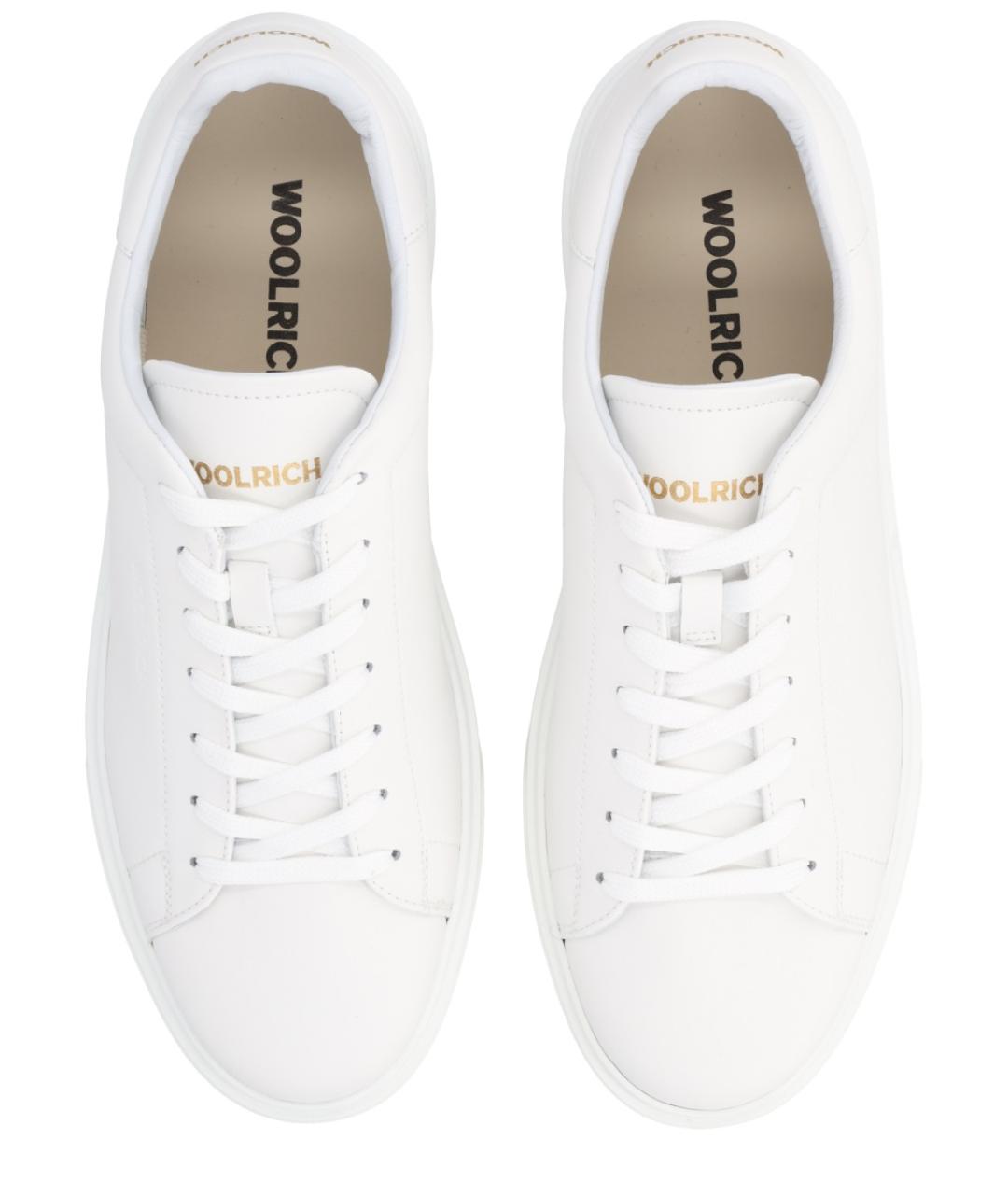 WOOLRICH Белые низкие кроссовки / кеды, фото 5