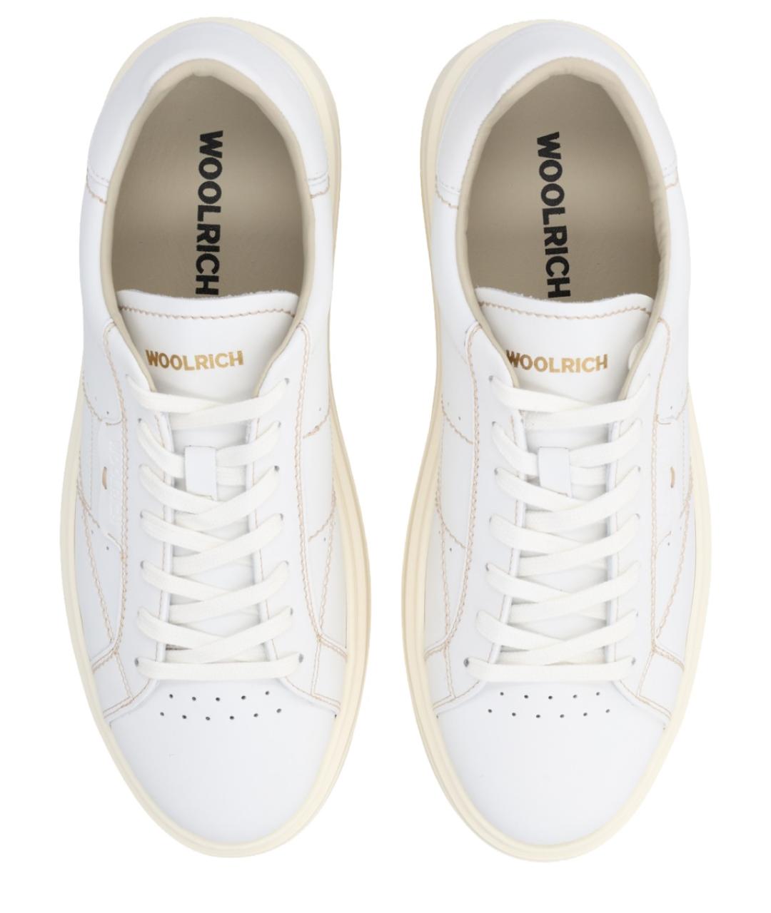 WOOLRICH Белые низкие кроссовки / кеды, фото 5
