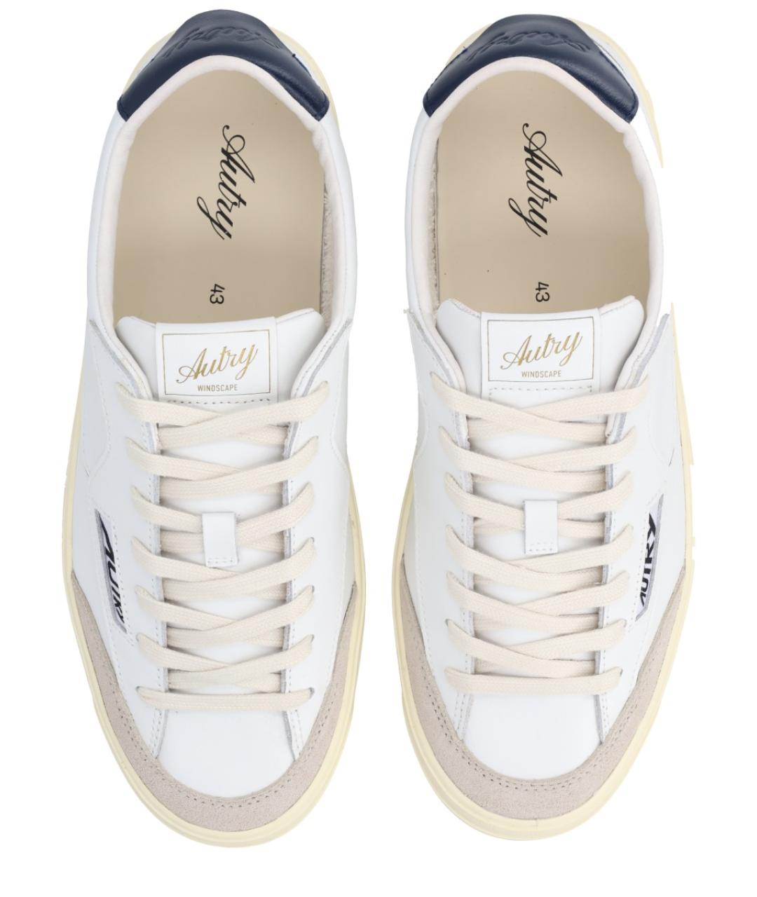 AUTRY Белые низкие кроссовки / кеды, фото 4