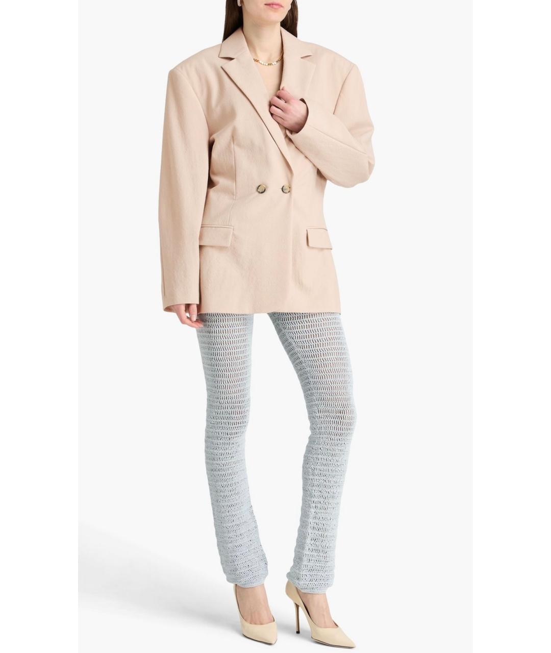 MAGDA BUTRYM Бежевый шерстяной жакет/пиджак, фото 2