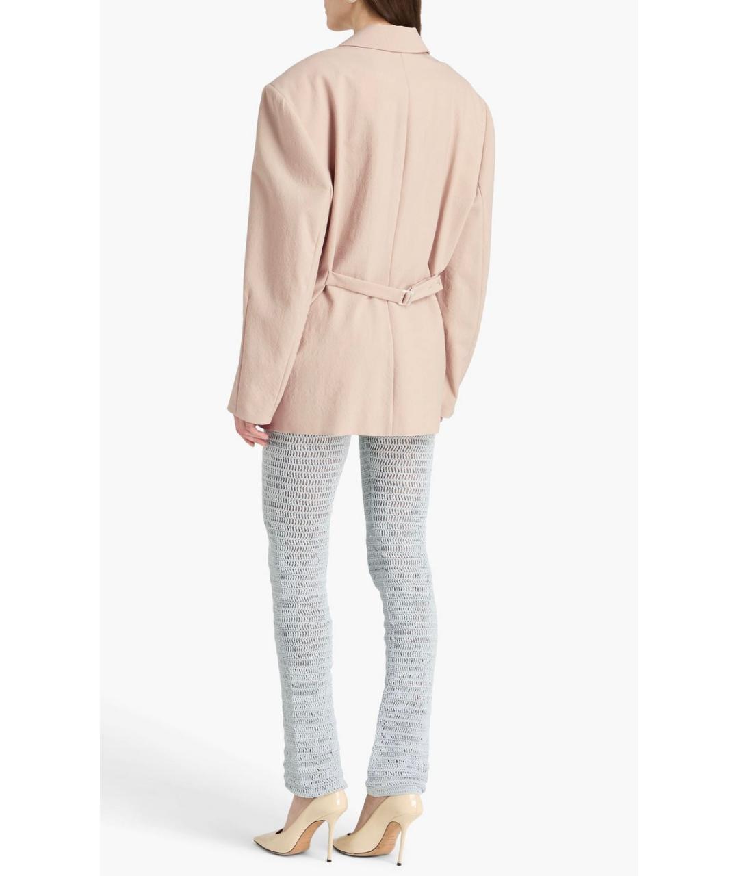 MAGDA BUTRYM Бежевый шерстяной жакет/пиджак, фото 3