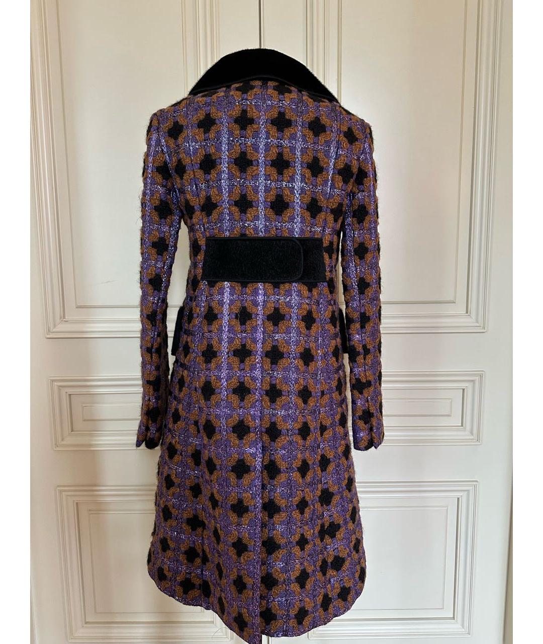 LOUIS VUITTON Фиолетовое пальто, фото 2