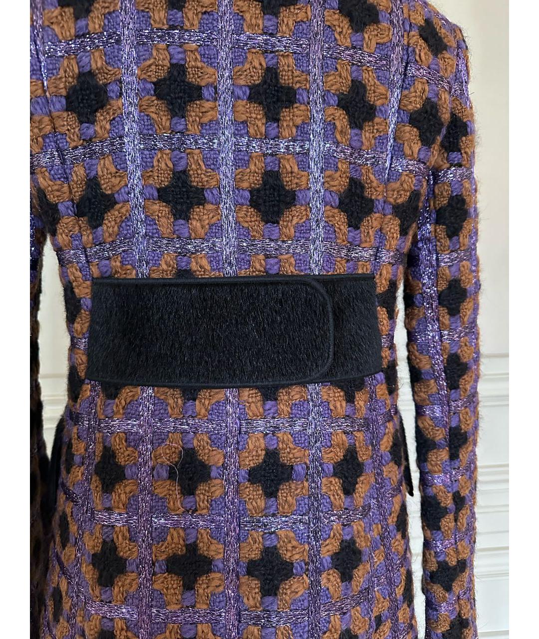 LOUIS VUITTON Фиолетовое пальто, фото 5