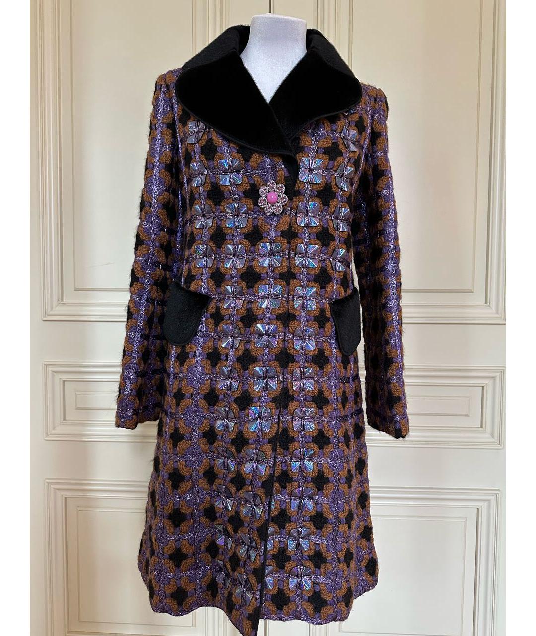 LOUIS VUITTON Фиолетовое пальто, фото 8