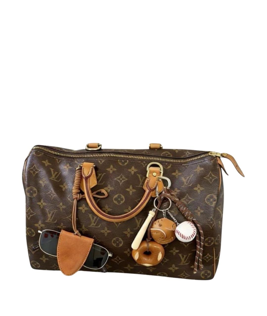 LOUIS VUITTON Коричневая сумка с короткими ручками, фото 1