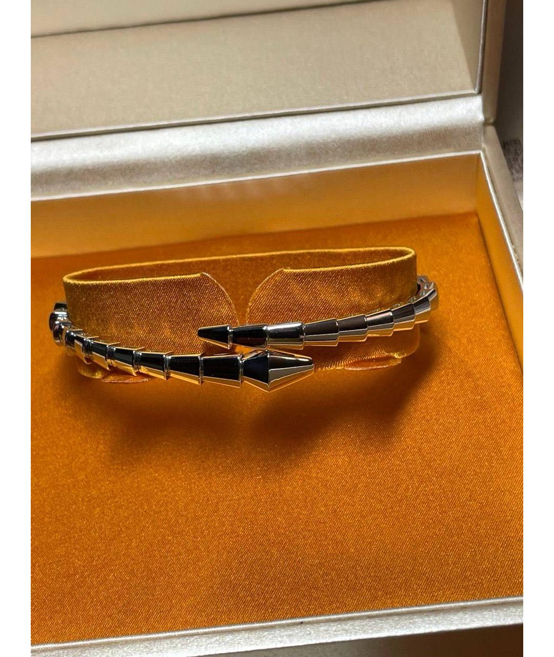 BVLGARI Серебрянный браслет из белого золота, фото 2