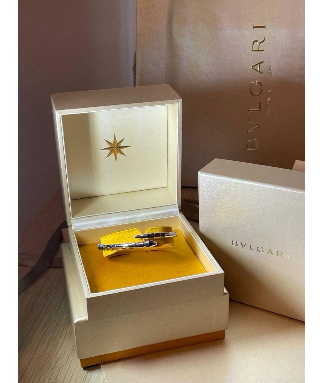 BVLGARI Серебрянный браслет из белого золота, фото 3