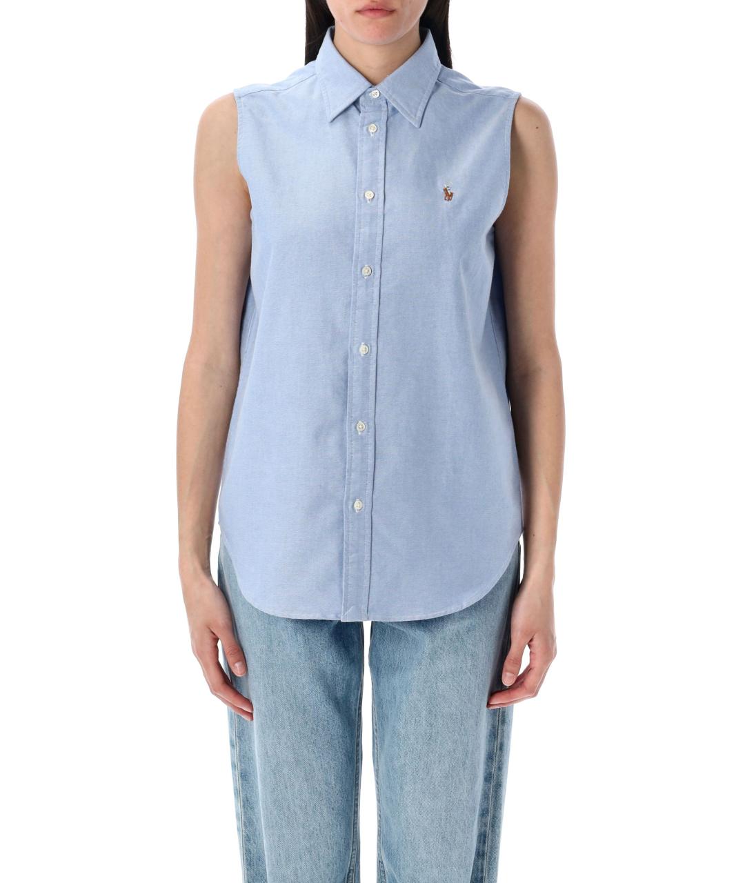 POLO RALPH LAUREN Голубая хлопковая рубашка, фото 1