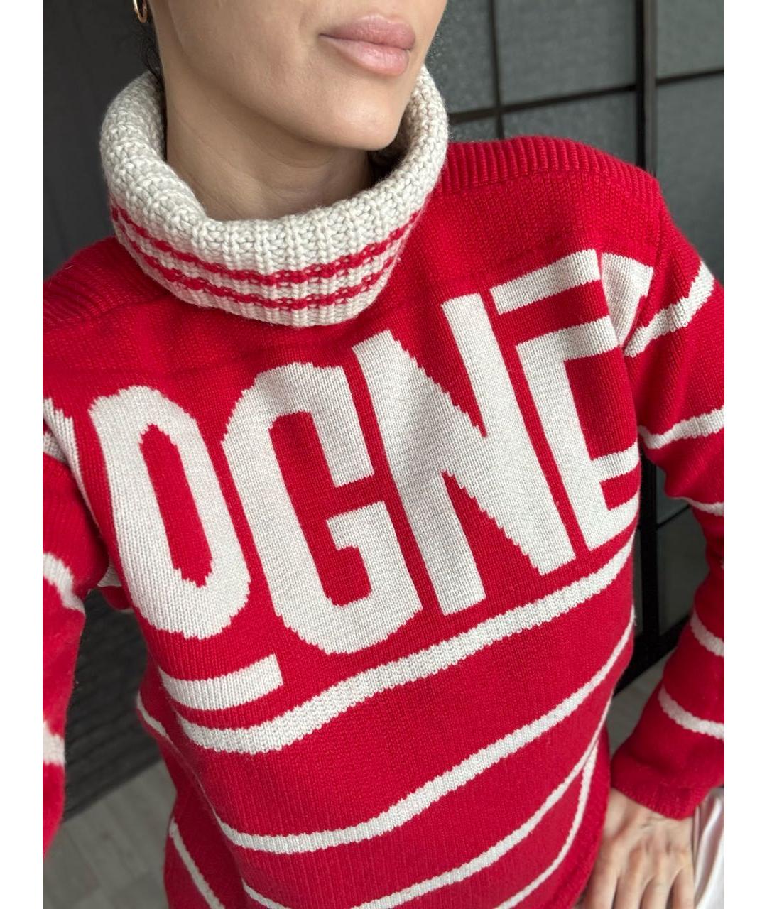 BOGNER Красный кашемировый джемпер / свитер, фото 7