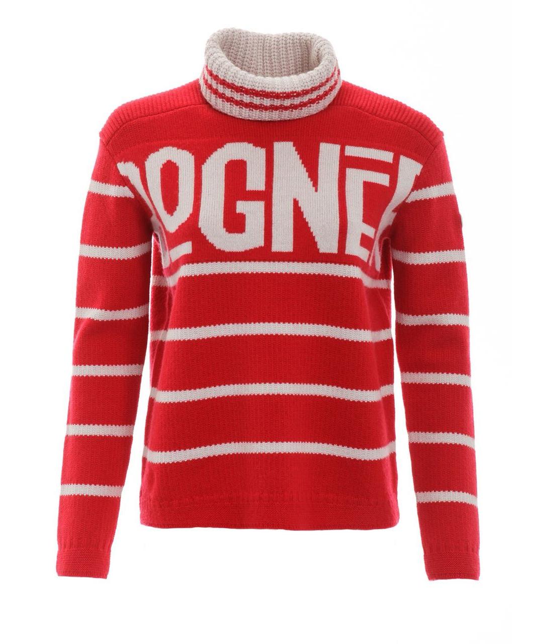 BOGNER Красный кашемировый джемпер / свитер, фото 1