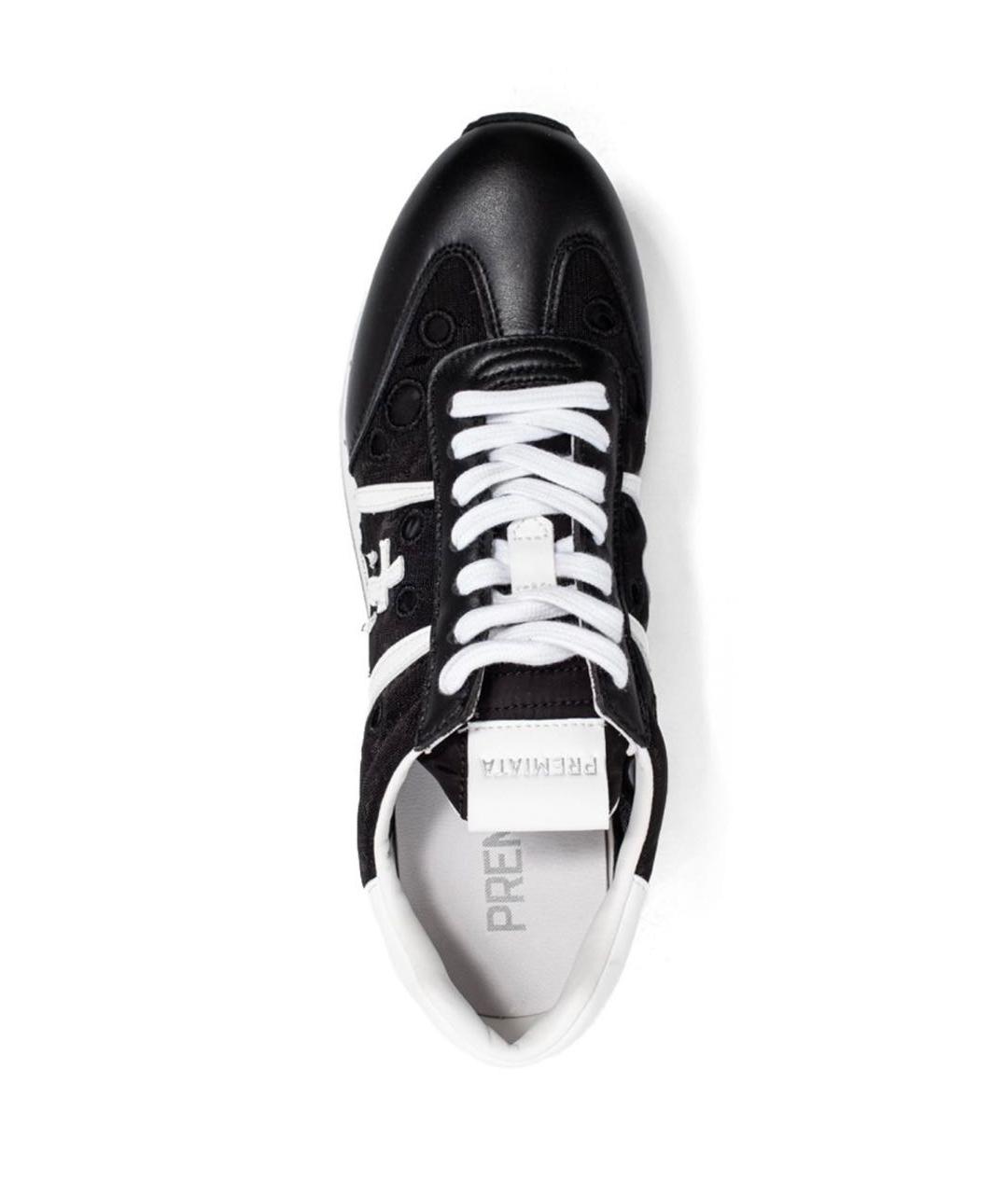 PREMIATA Черные кожаные кроссовки, фото 2