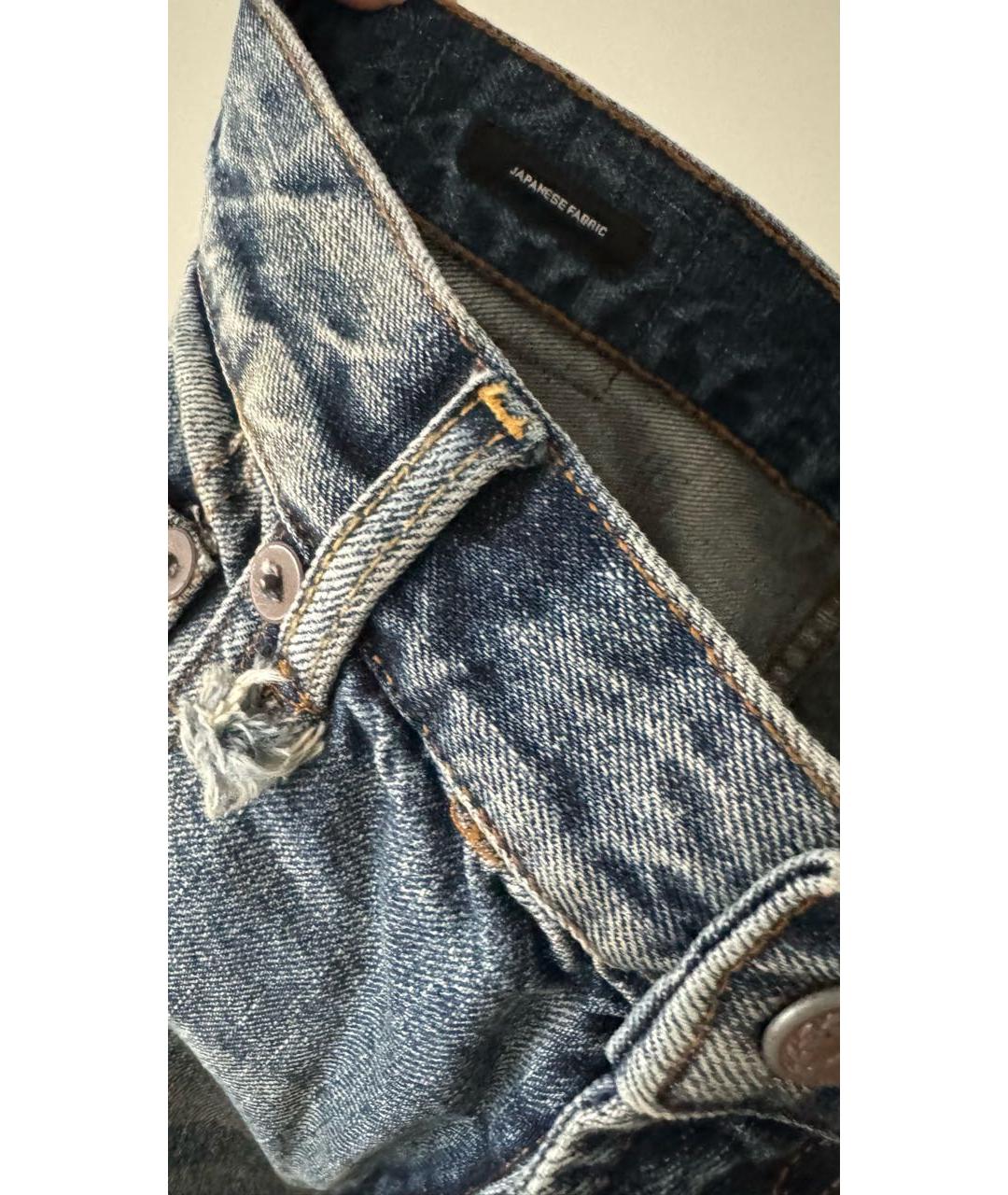 R13 Синяя хлопковая юбка макси, фото 3