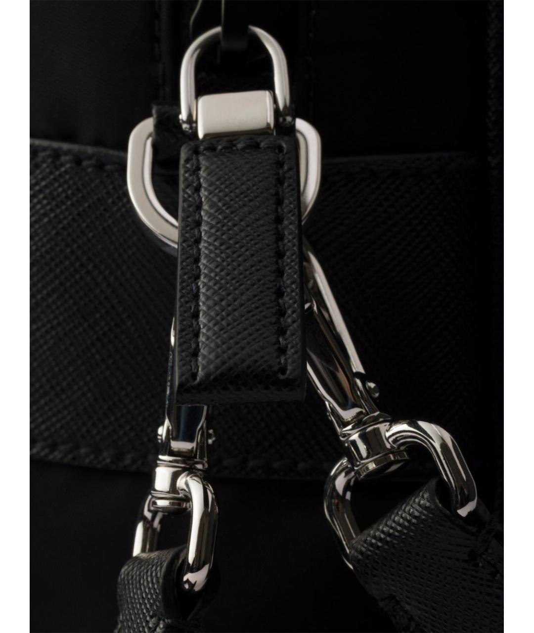 PRADA Черная синтетическая сумка на плечо, фото 2