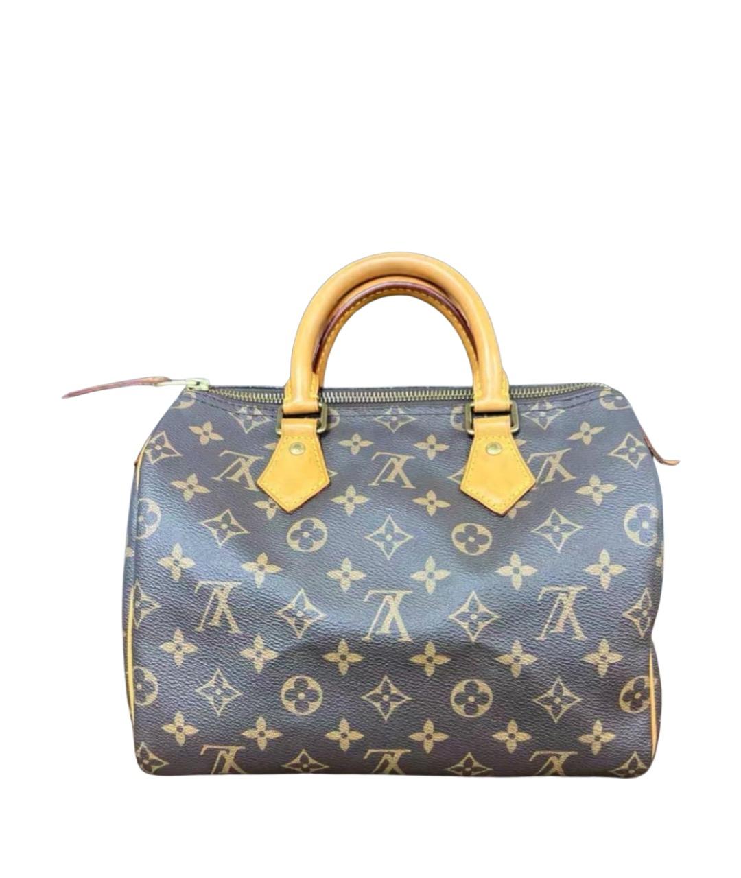 LOUIS VUITTON Коричневая сумка с короткими ручками, фото 1