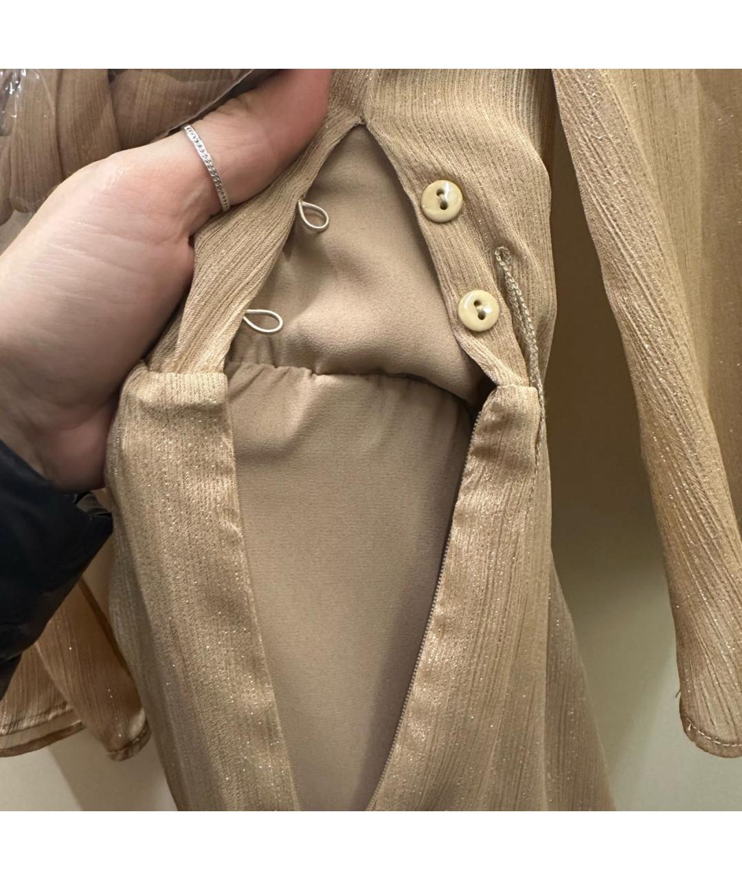 TWIN-SET Бежевый полиэстеровый комбинезон, фото 6