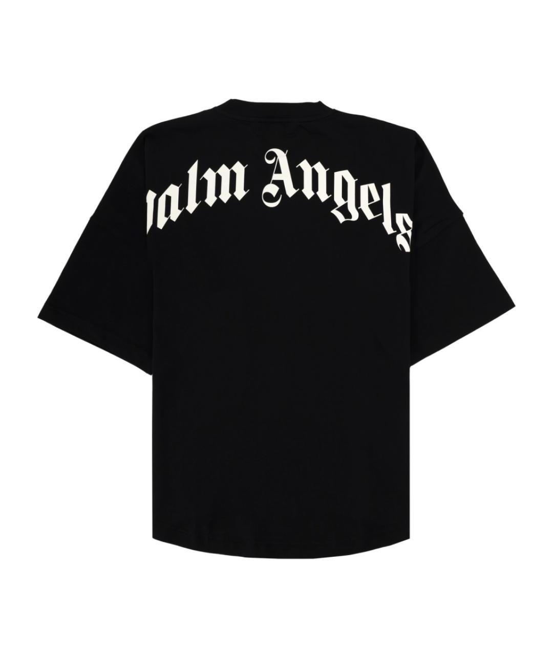 PALM ANGELS Черная футболка, фото 2