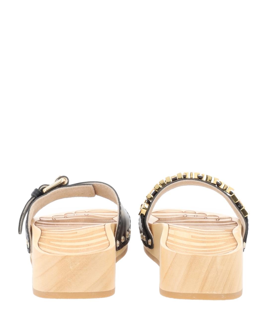 MOSCHINO Черные сандалии, фото 4