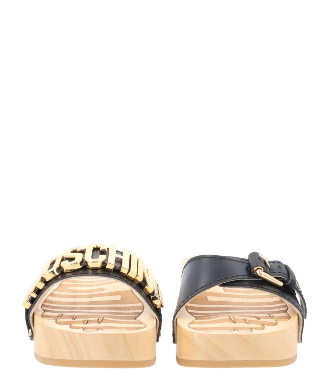 MOSCHINO Черные сандалии, фото 3