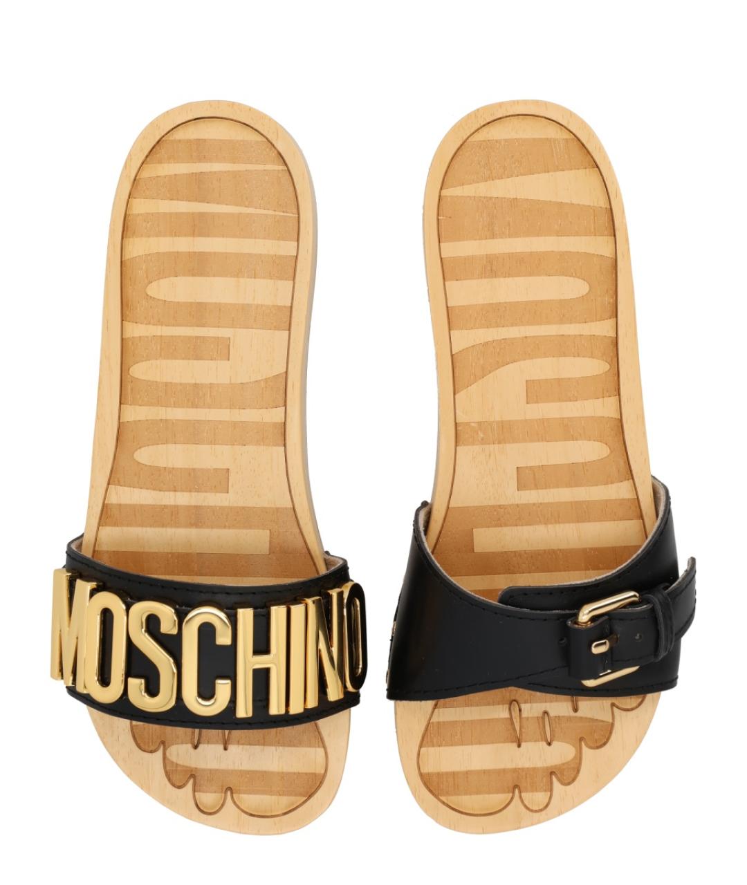 MOSCHINO Черные сандалии, фото 5