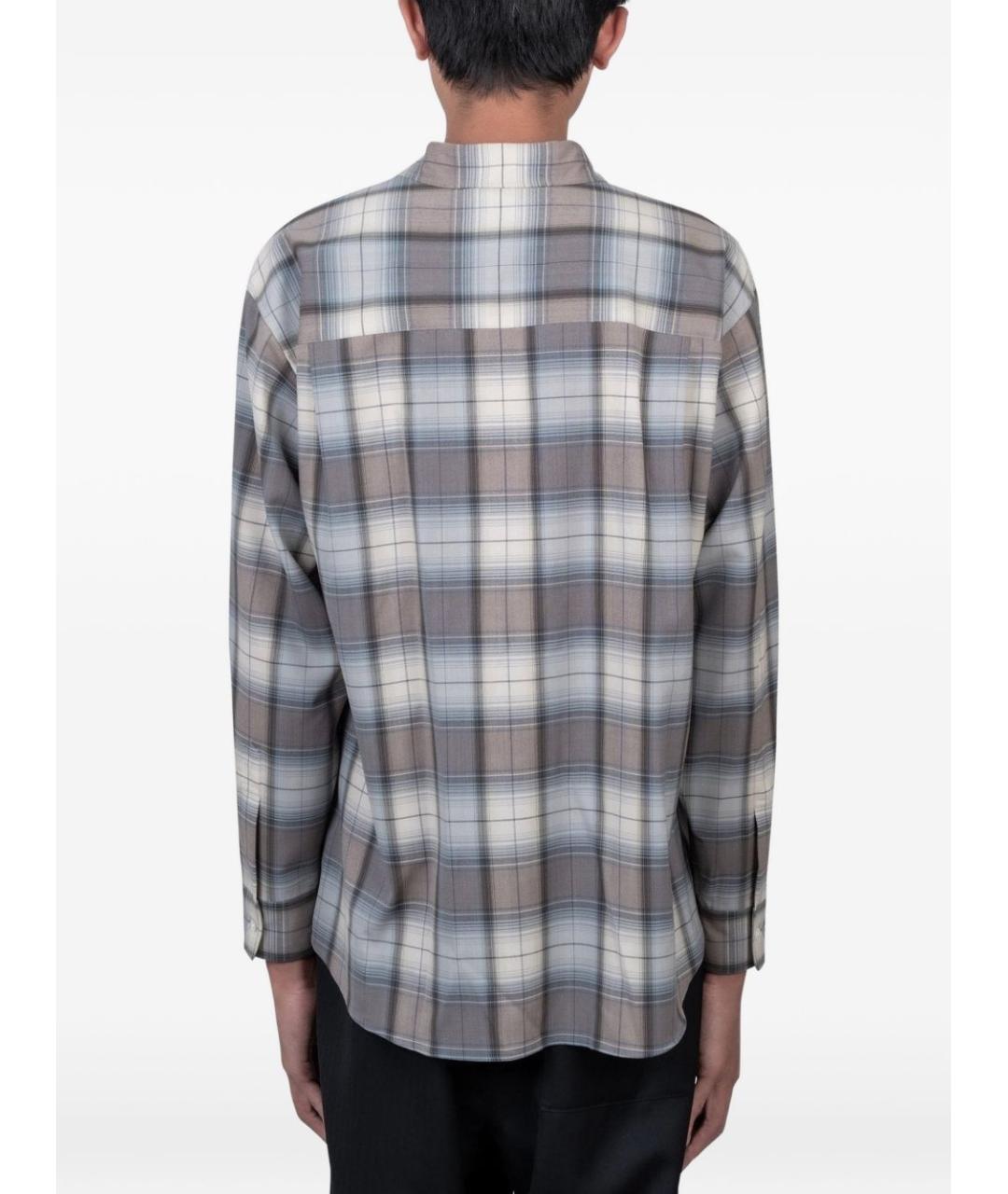 AURALEE Мульти шерстяная кэжуал рубашка, фото 4