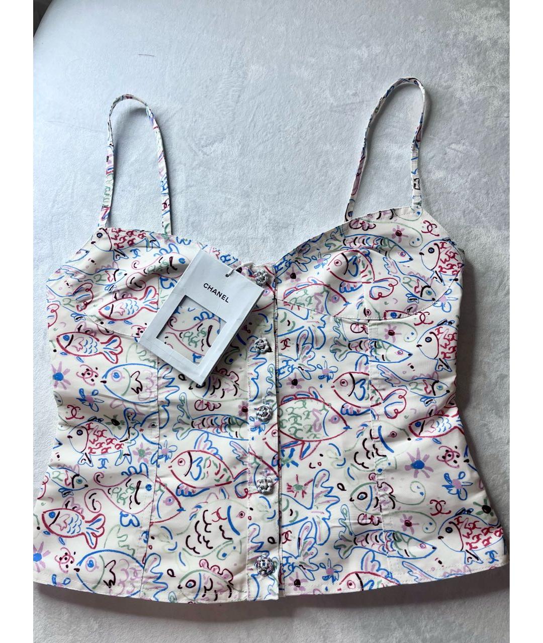 CHANEL Мульти хлопковый корсет, фото 5