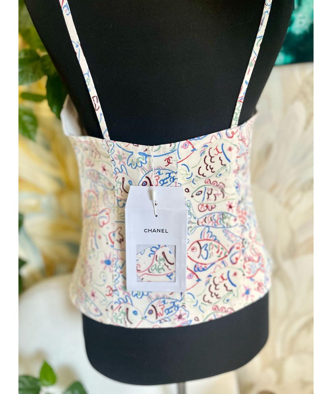 CHANEL Мульти хлопковый корсет, фото 4