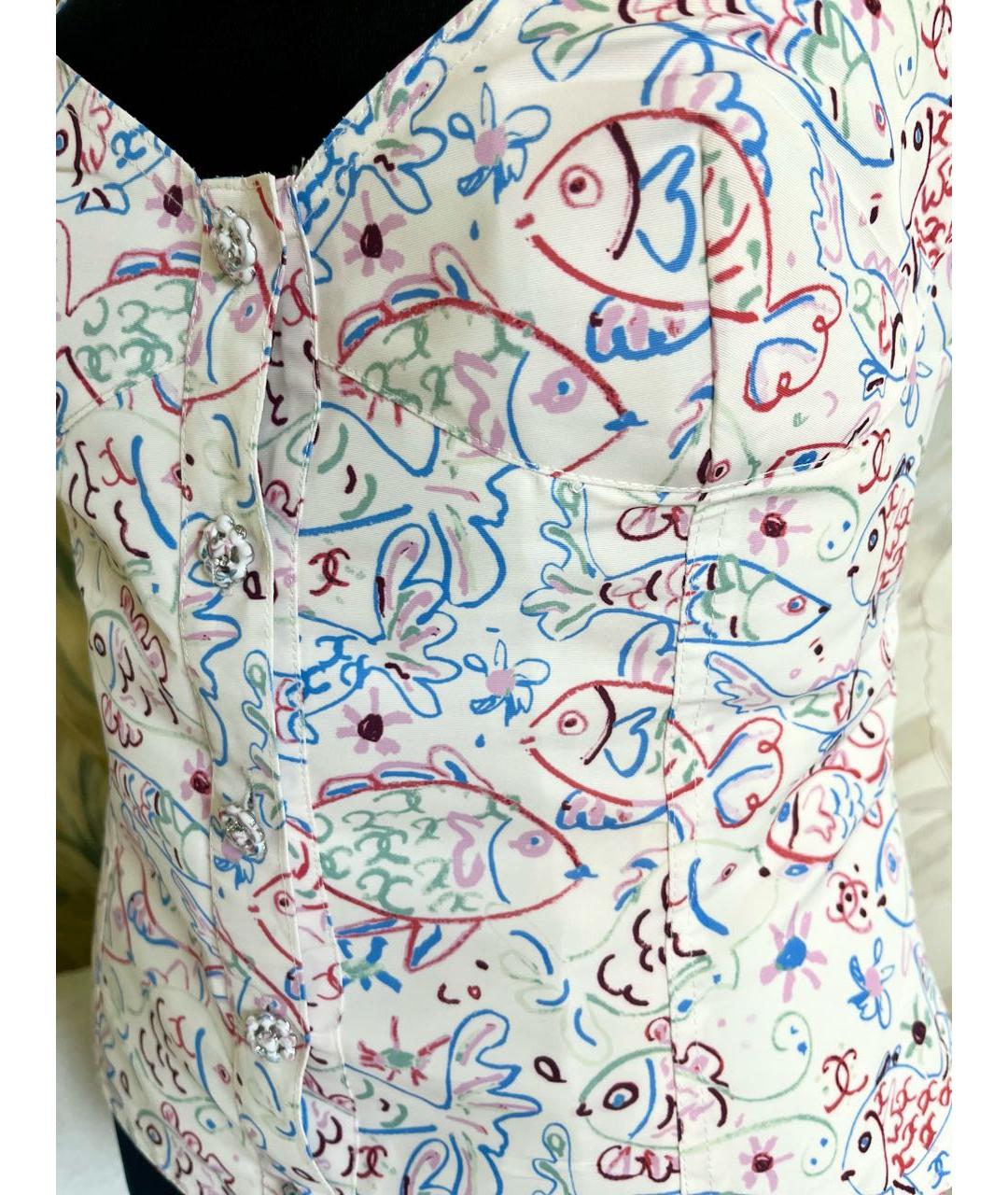 CHANEL Мульти хлопковый корсет, фото 2