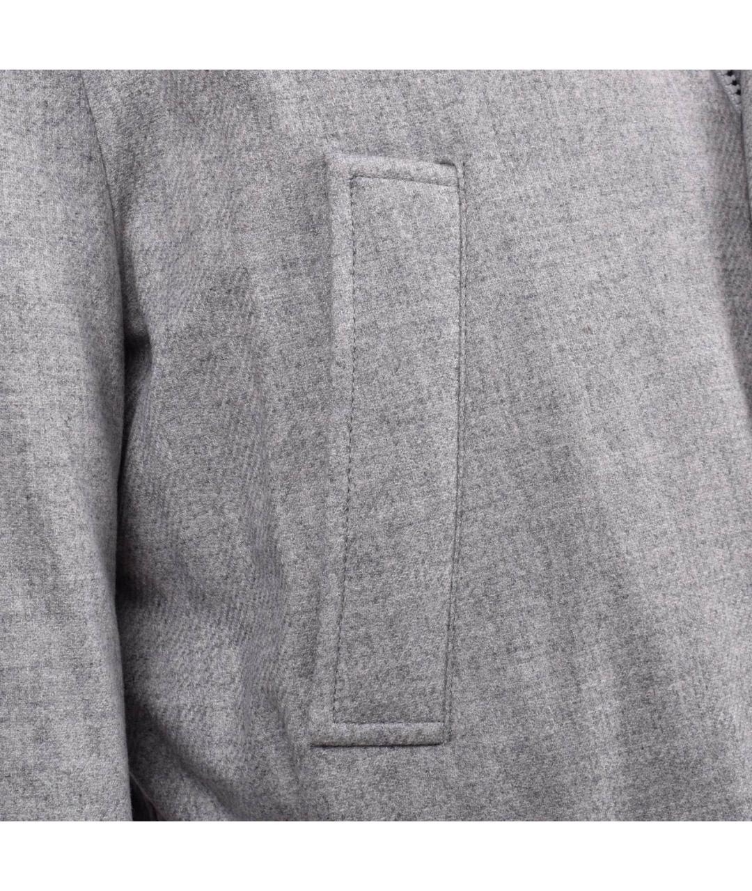 BRUNELLO CUCINELLI Серый пуховик, фото 2