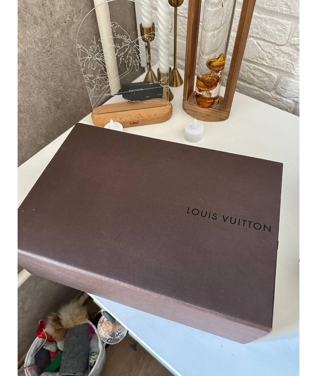 LOUIS VUITTON Черные кожаные туфли, фото 6