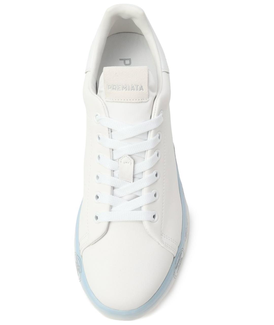 PREMIATA Белые кожаные кроссовки, фото 3