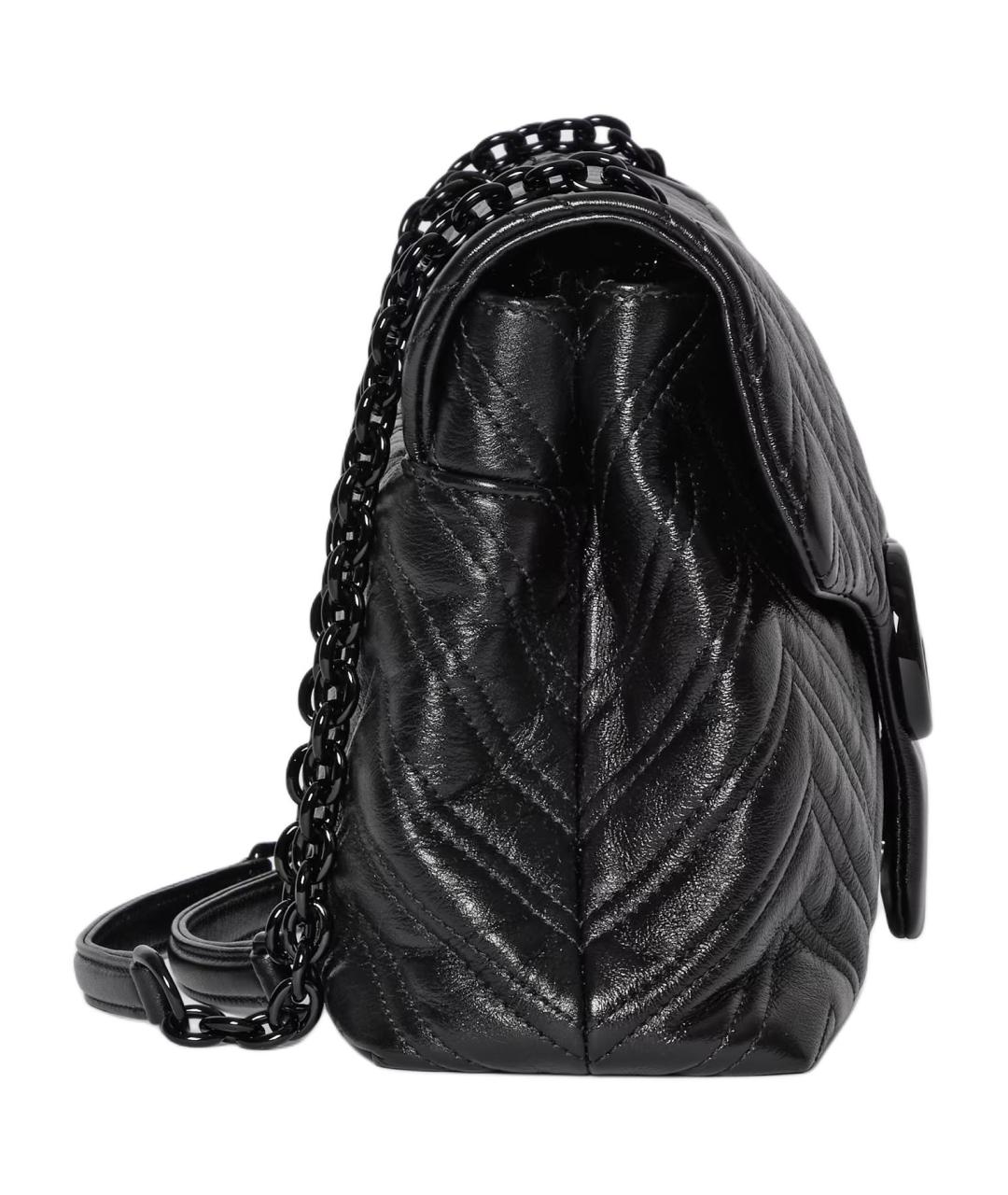 GUCCI Черная кожаная сумка через плечо, фото 3