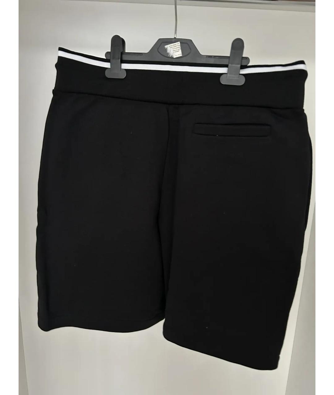 BILLIONAIRE Черные хлопковые шорты, фото 2