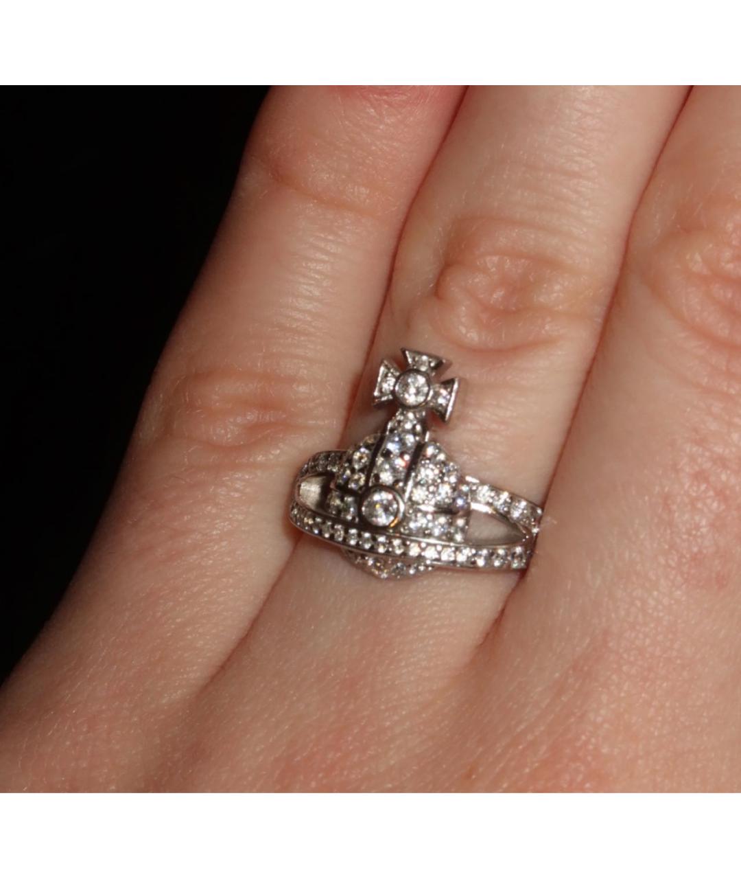 VIVIENNE WESTWOOD Серебряное латунное кольцо, фото 4