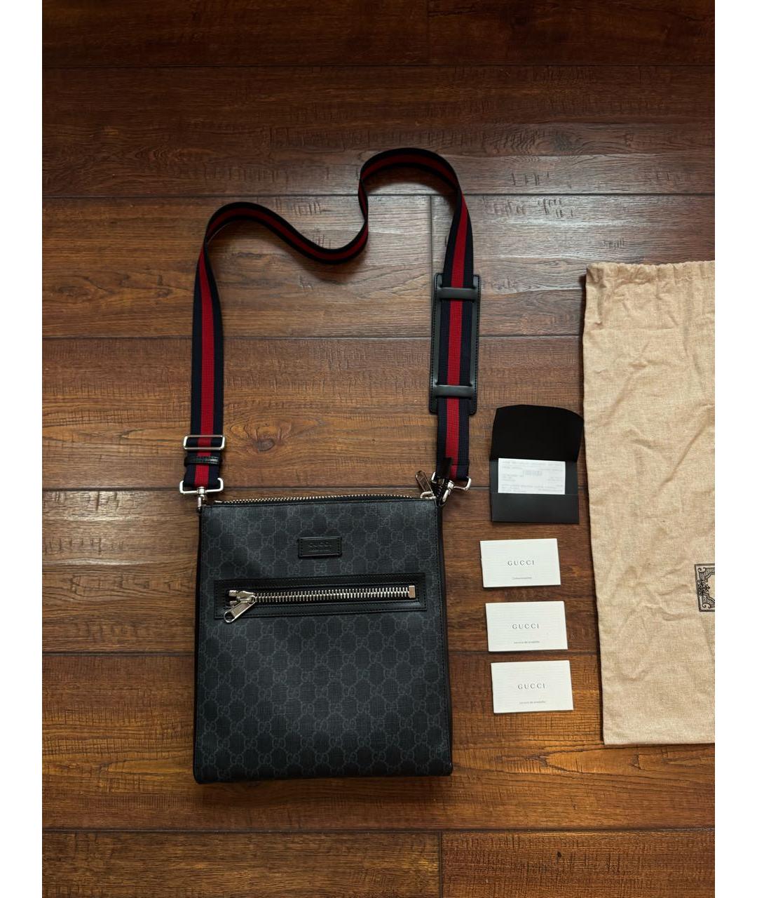 GUCCI Черная сумка на плечо, фото 9