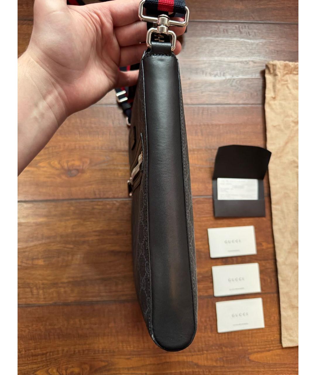 GUCCI Черная сумка на плечо, фото 3