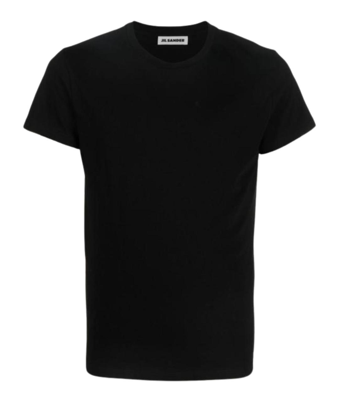 JIL SANDER Черная футболка, фото 1